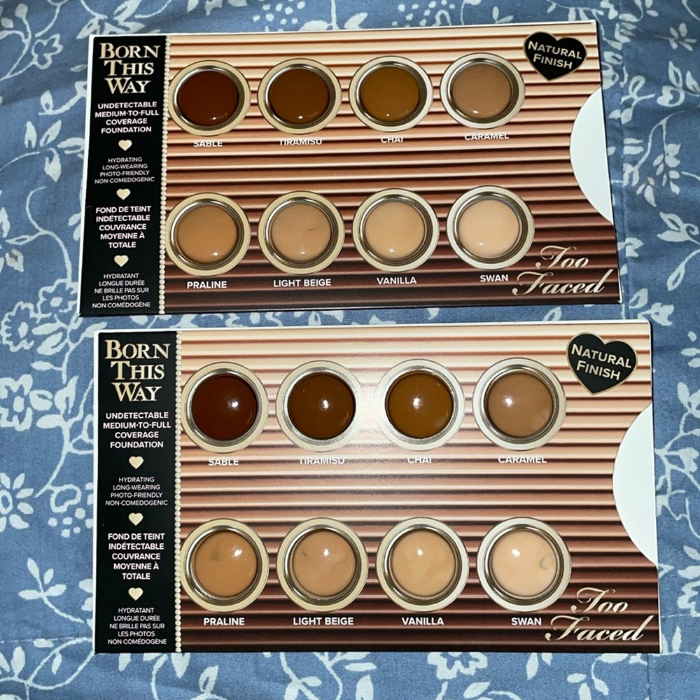 2 Born this way UNDETECTABLE MEDIUM TO FULL COVERAGE FOUNDATION